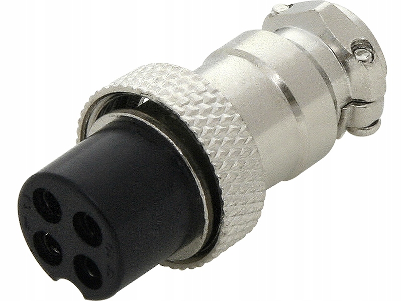 

Wtyk mikrofonowy Cb 4p na kabel