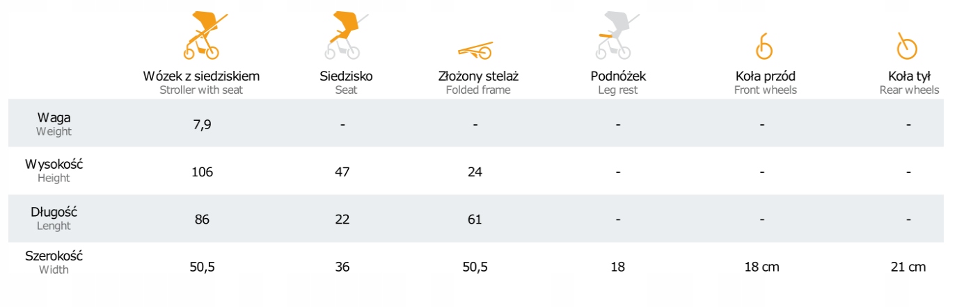 Wózek spacerowy Espiro Fuel intense graphite Model FUEL