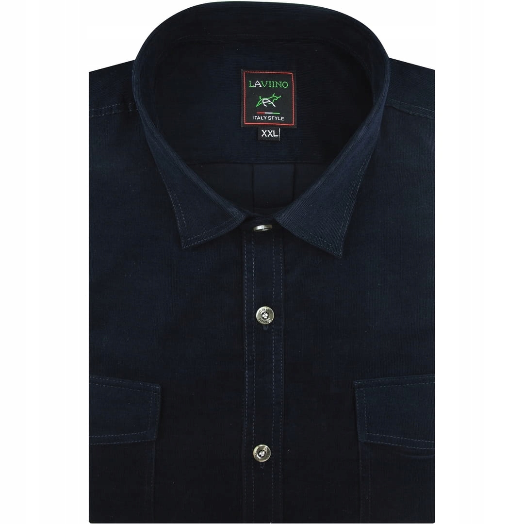 

Koszula Męska sztruksowa gładka do pracy Hit A294