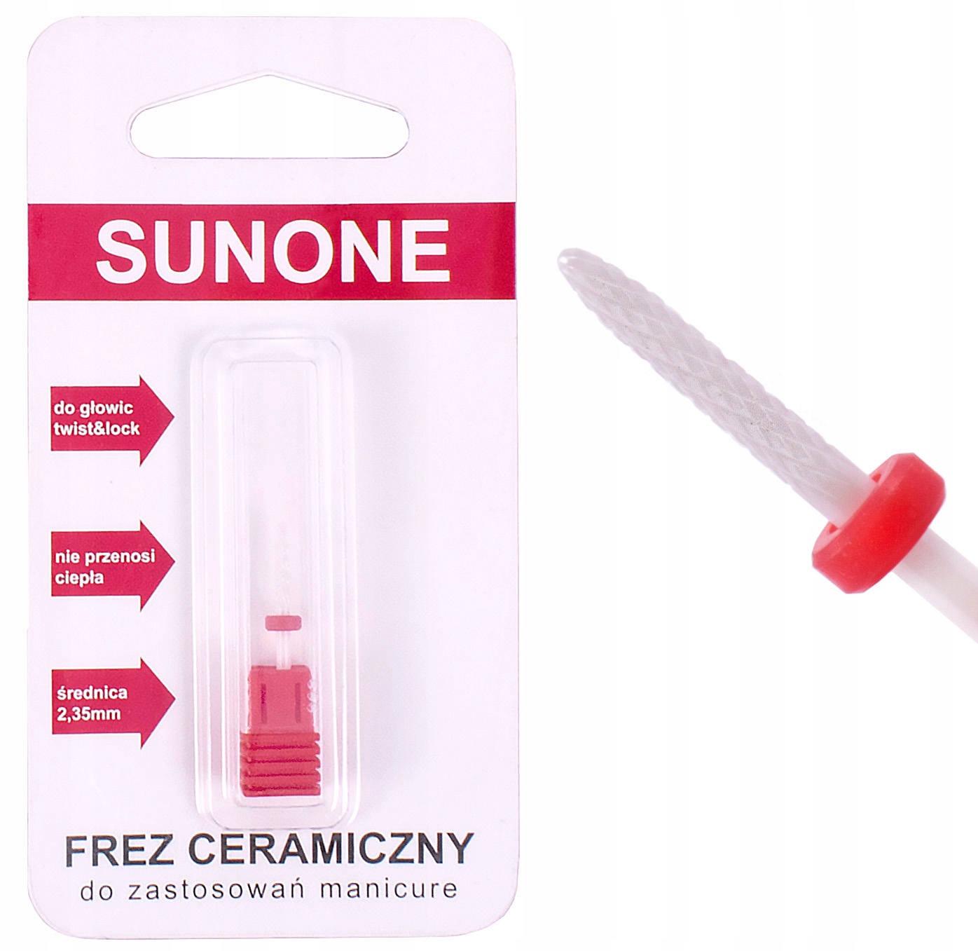 

Sunone Frez Ceramiczny Szczelinowy Delikatny Żel