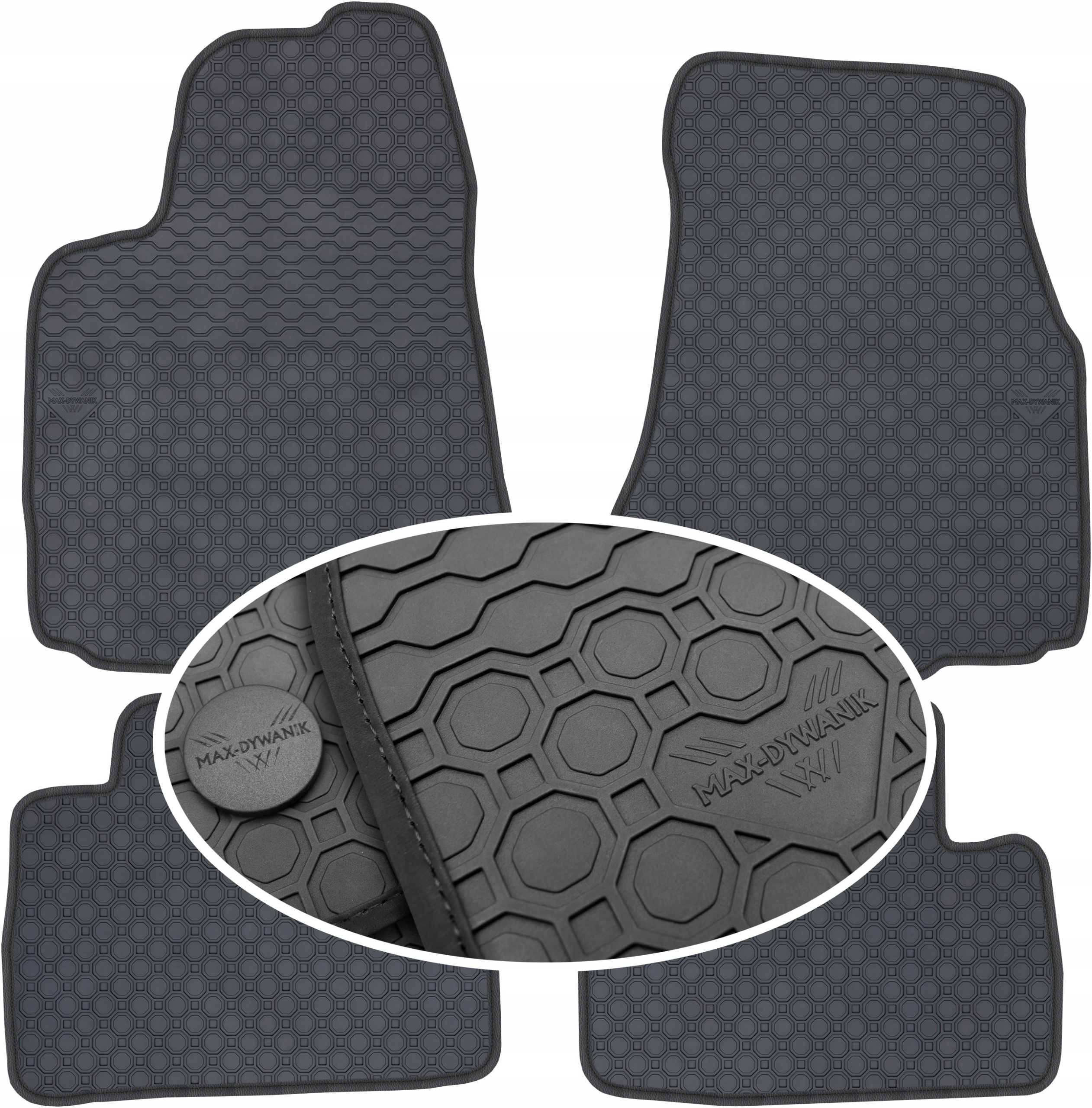 Chrysler 300C 2004-2010 Gumový koberec PrimeLiner čierny