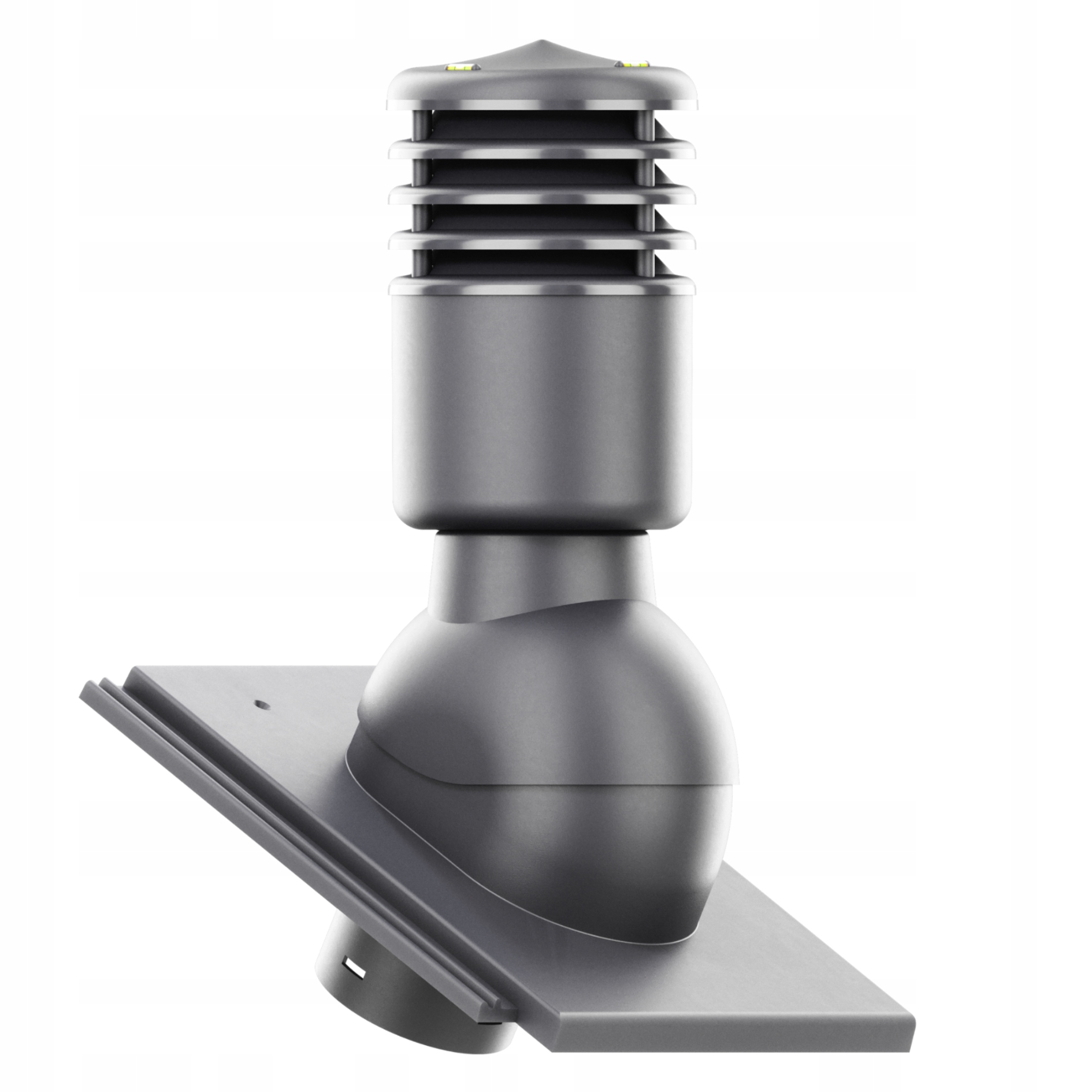 větrací komín Izolovaný Smart fi125 Braas Teviva Břidlicový