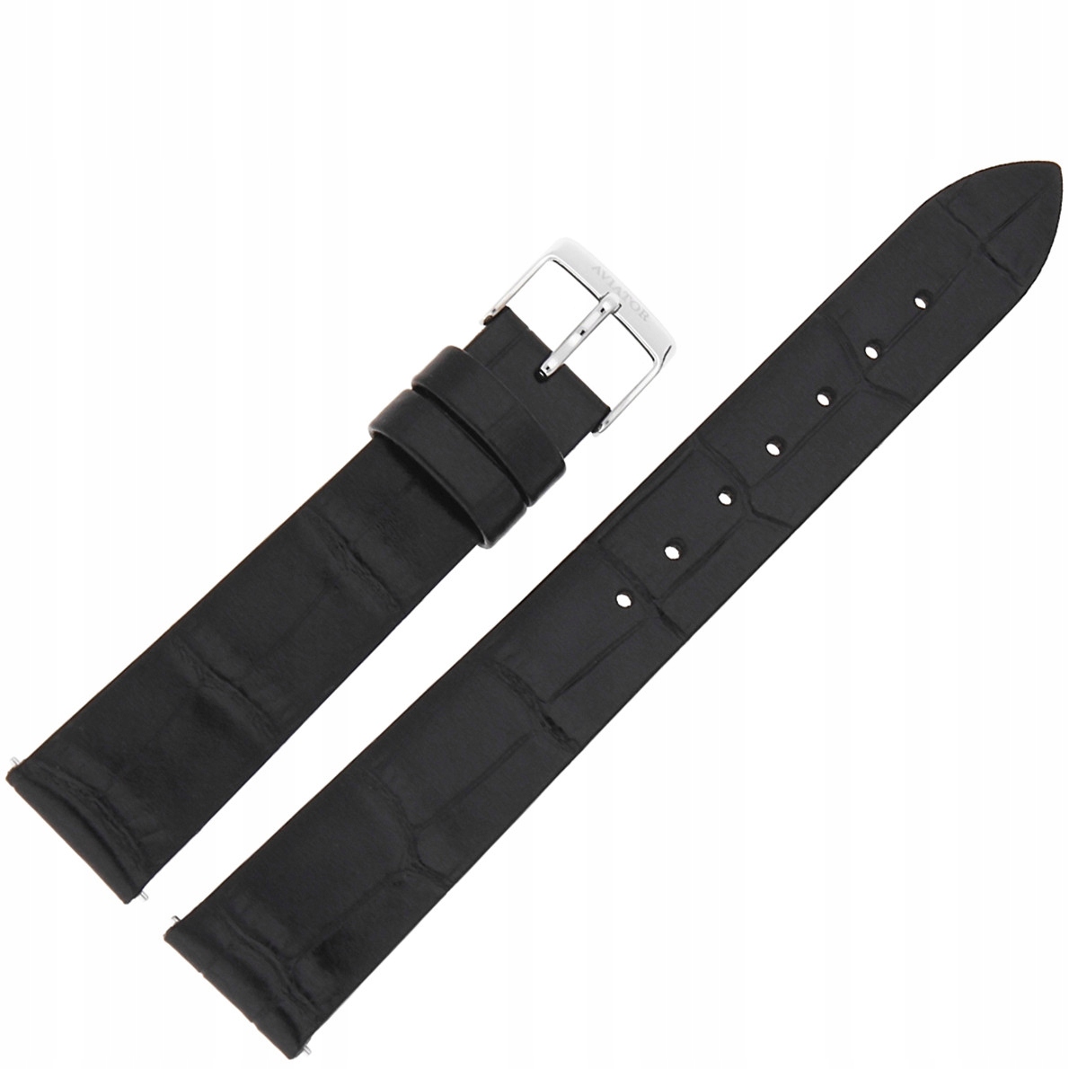 Pásek Ladies Moonflight Leather (V.1.33.0) 16 mm Černá lesklá barva