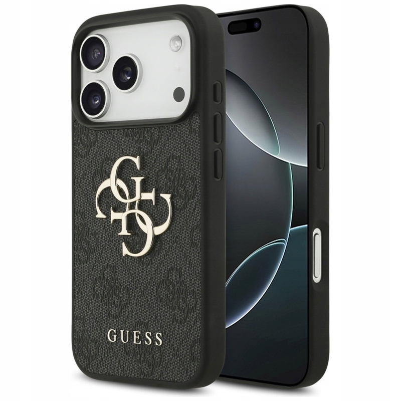 Guess 4G Big Logo Pouzdro pro iPhone 17 Pro (černé)