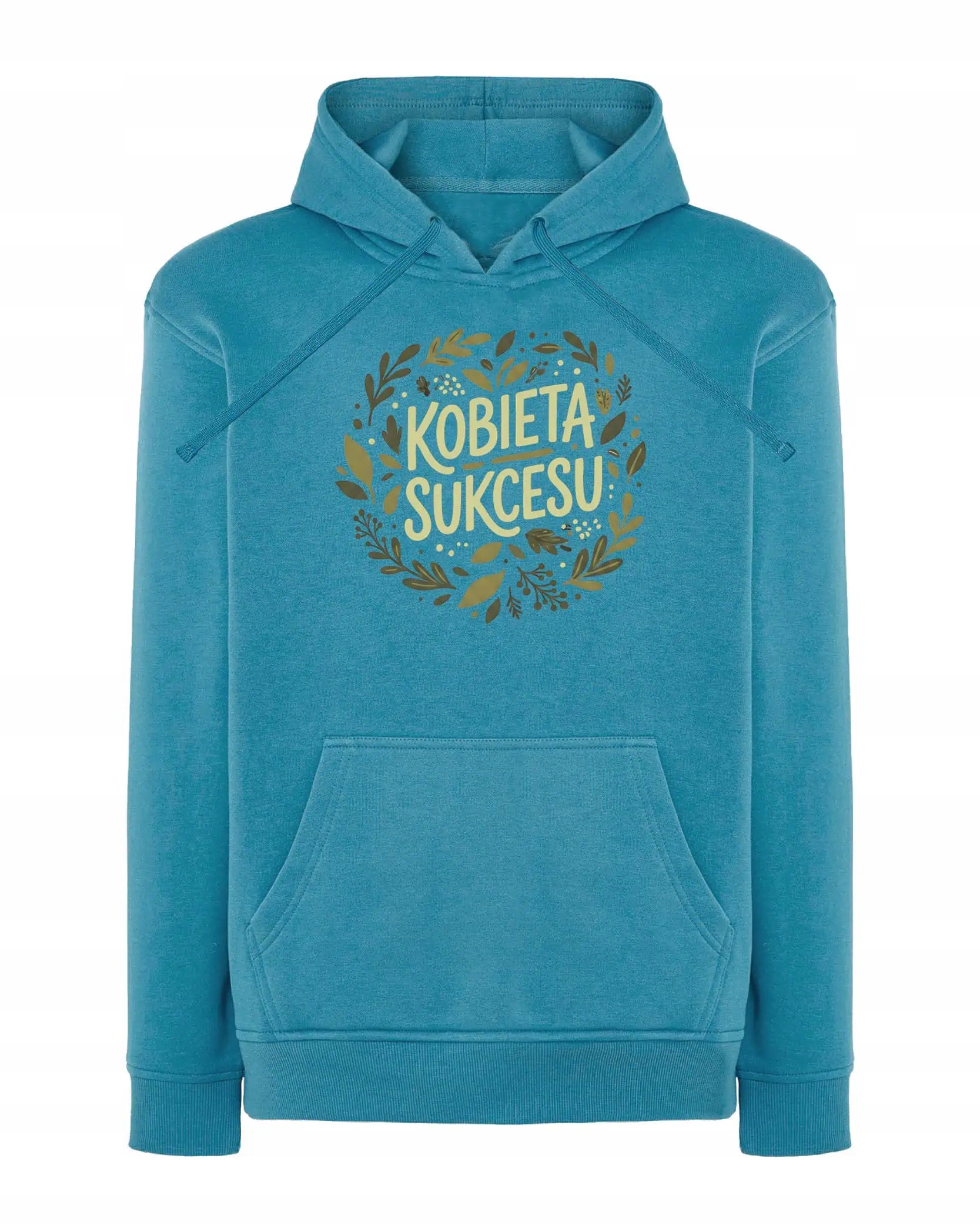 Mikina s kapucí Dárek ke Dni žen Žena úspěchu Modrá XL