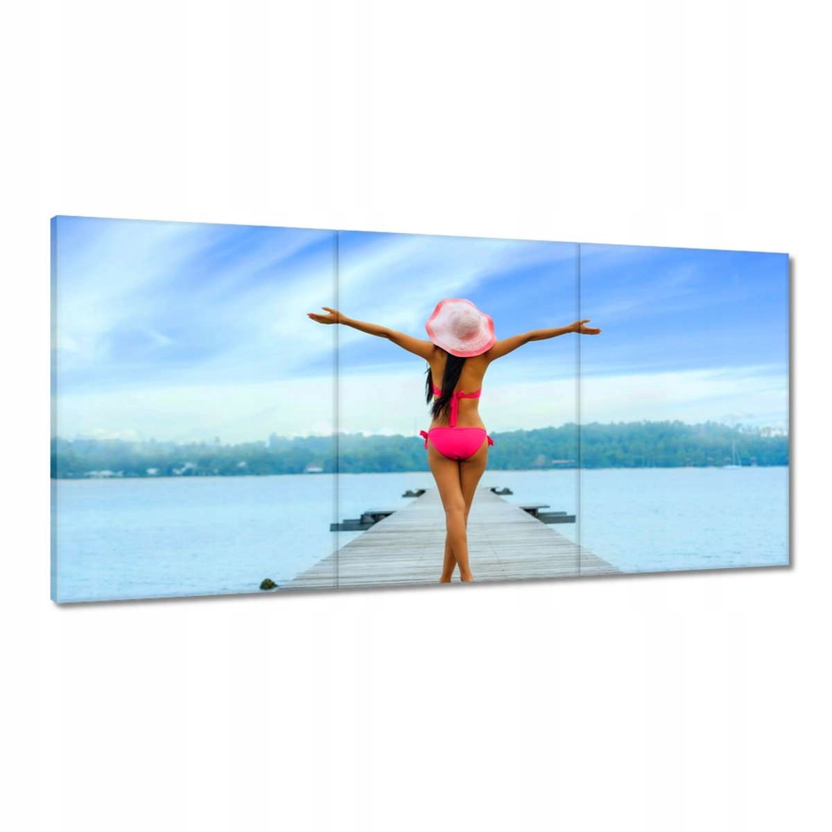 Obrazy 180x90 Slečna na moste