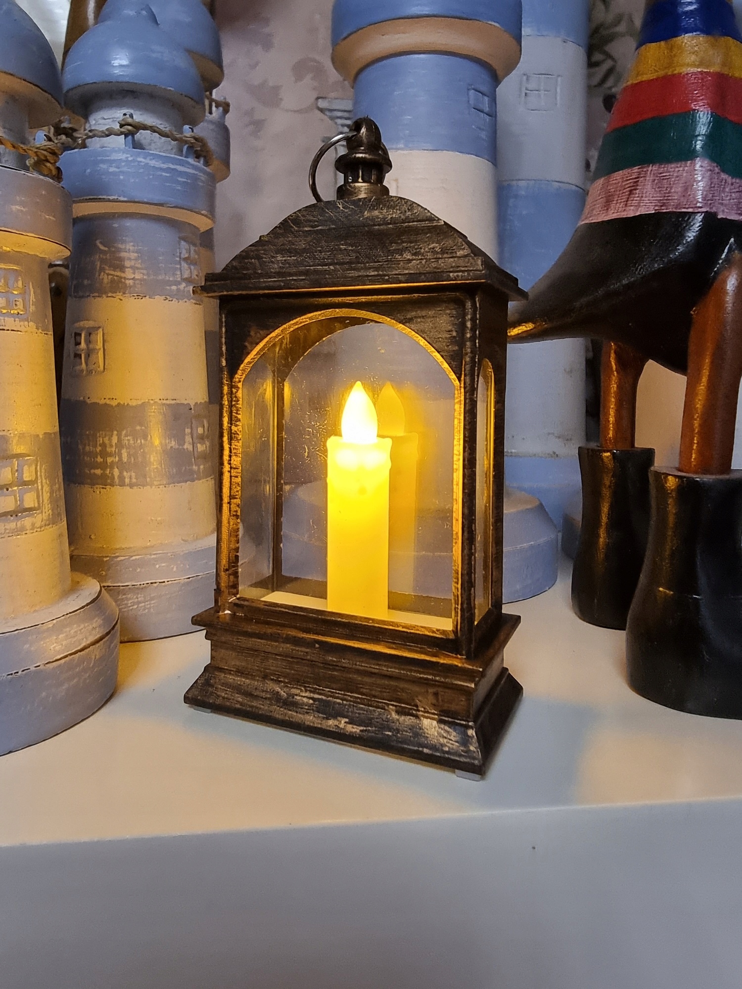 lampion +świeca   AE-7151  12cm — 3