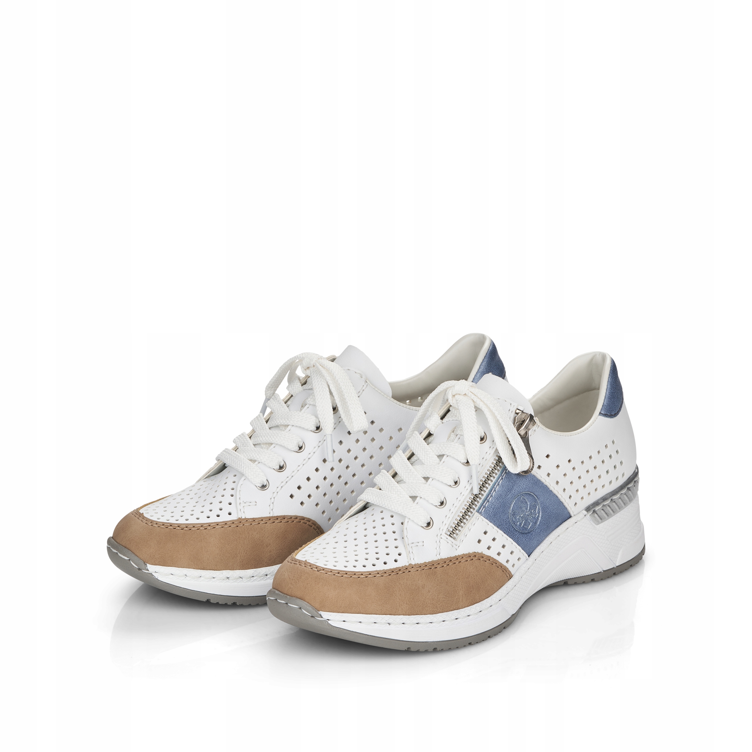 

Rieker Sneakersy, buty, półbuty białe N4327