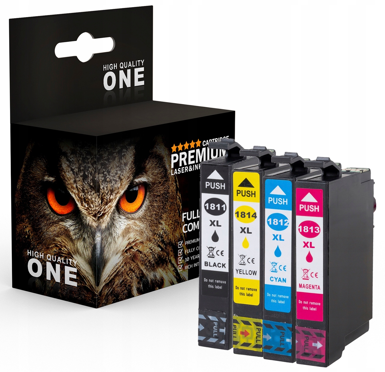 4x TUSZ DO EPSON XP205 XP212 XP305 XP315 XP405