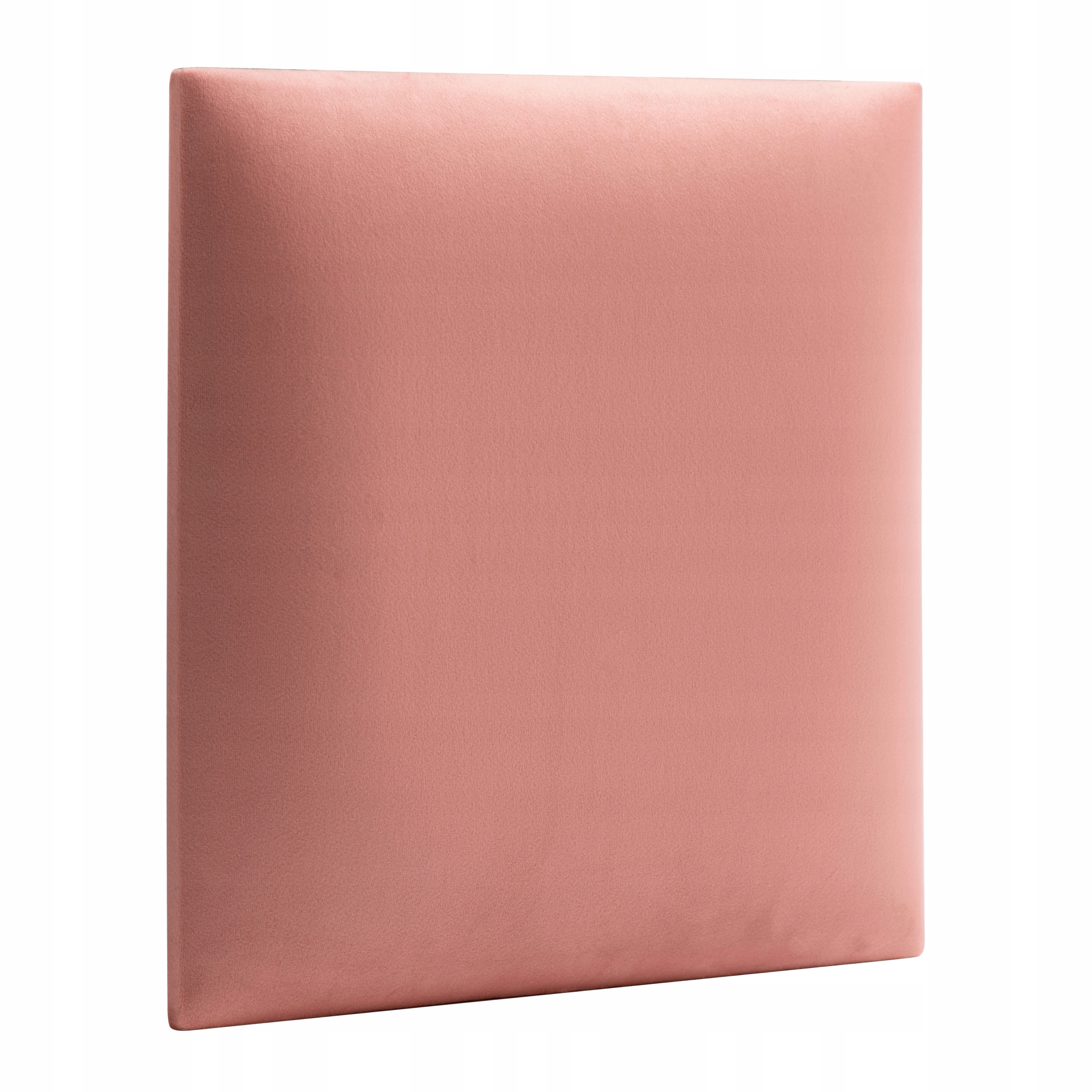Panel Čalúnená štvorcová nástenná opierka hlavy Hladká svetlo ružová 60x30 cm