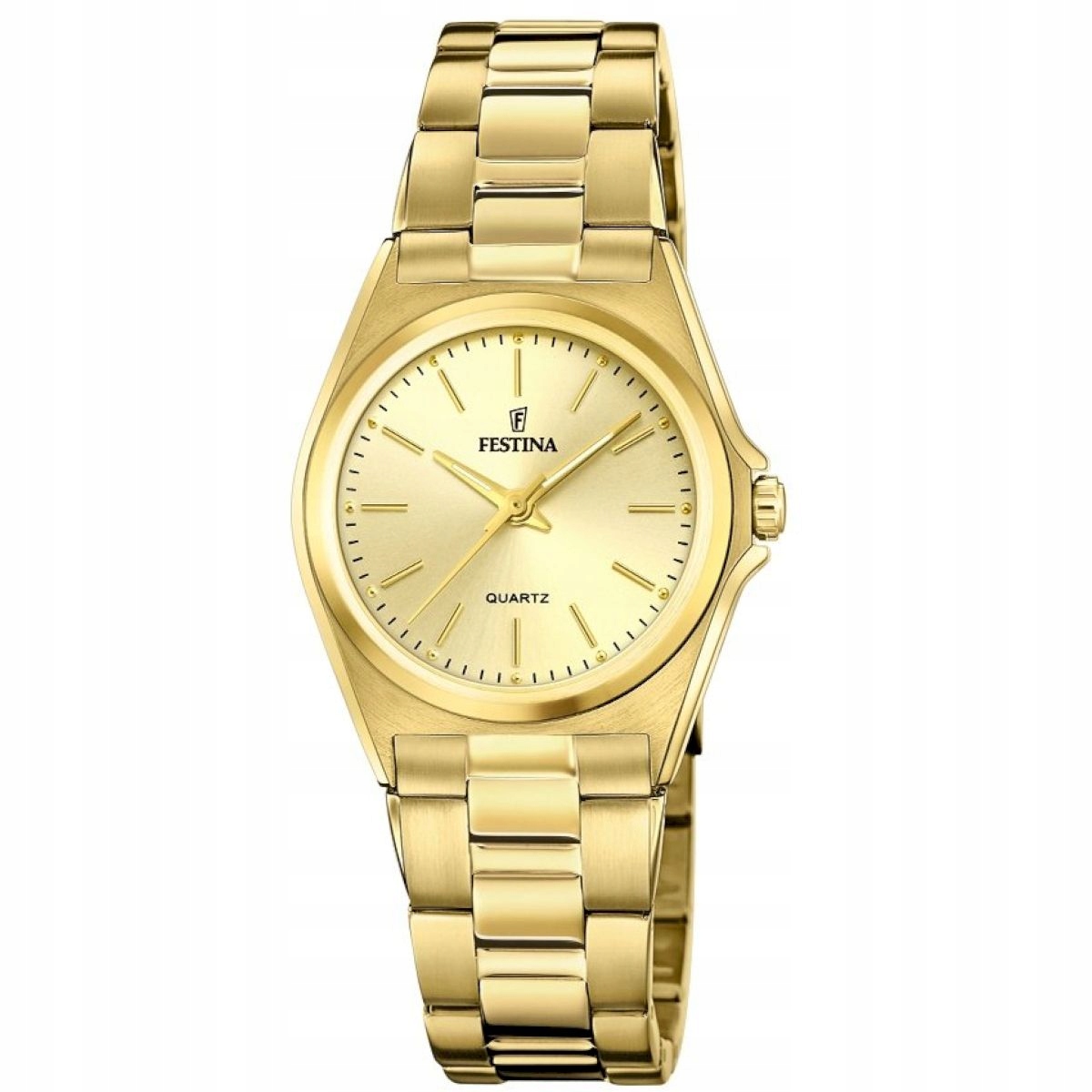 Zlaté hodinky Festina na náramku F20557/3 Classic Bracelet