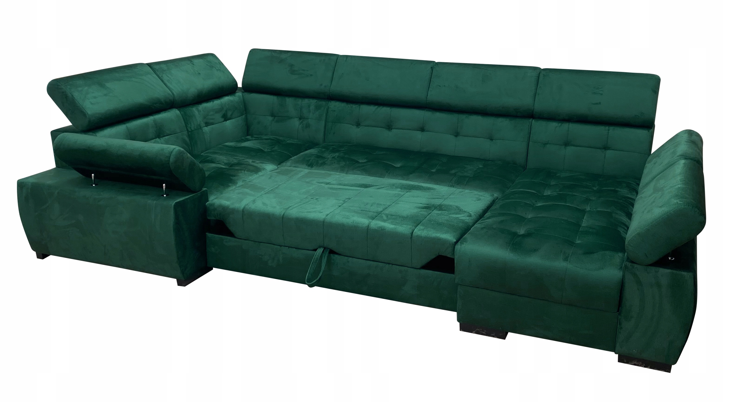 NAROŻNIK ASLAN U 200 RUCHOME ZAGŁÓWKI F.SPANIA Głębokość mebla 200 cm