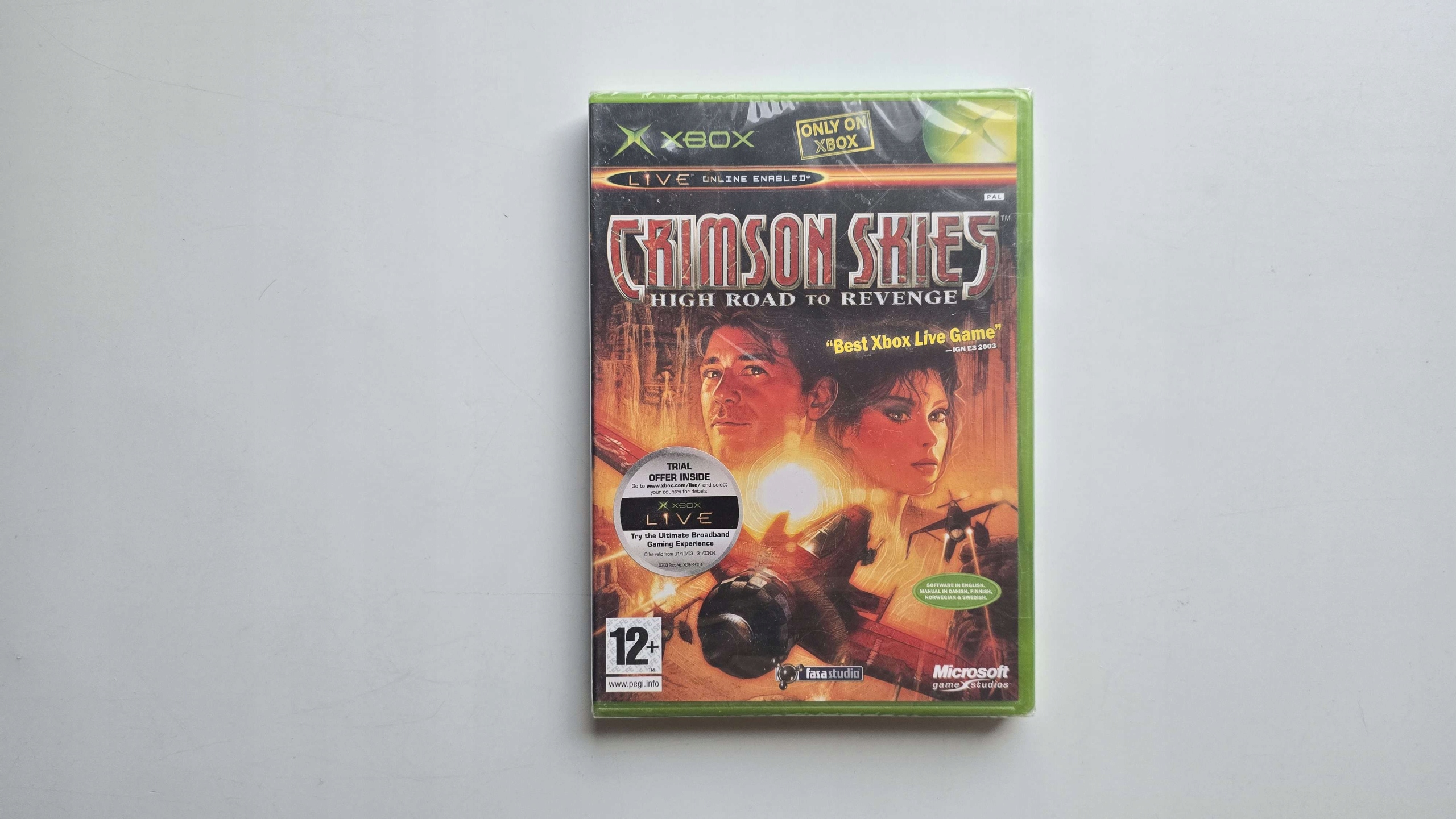 CRIMSON SKIES HIGH ROAD TO REVENGE Xbox pudełkowa
