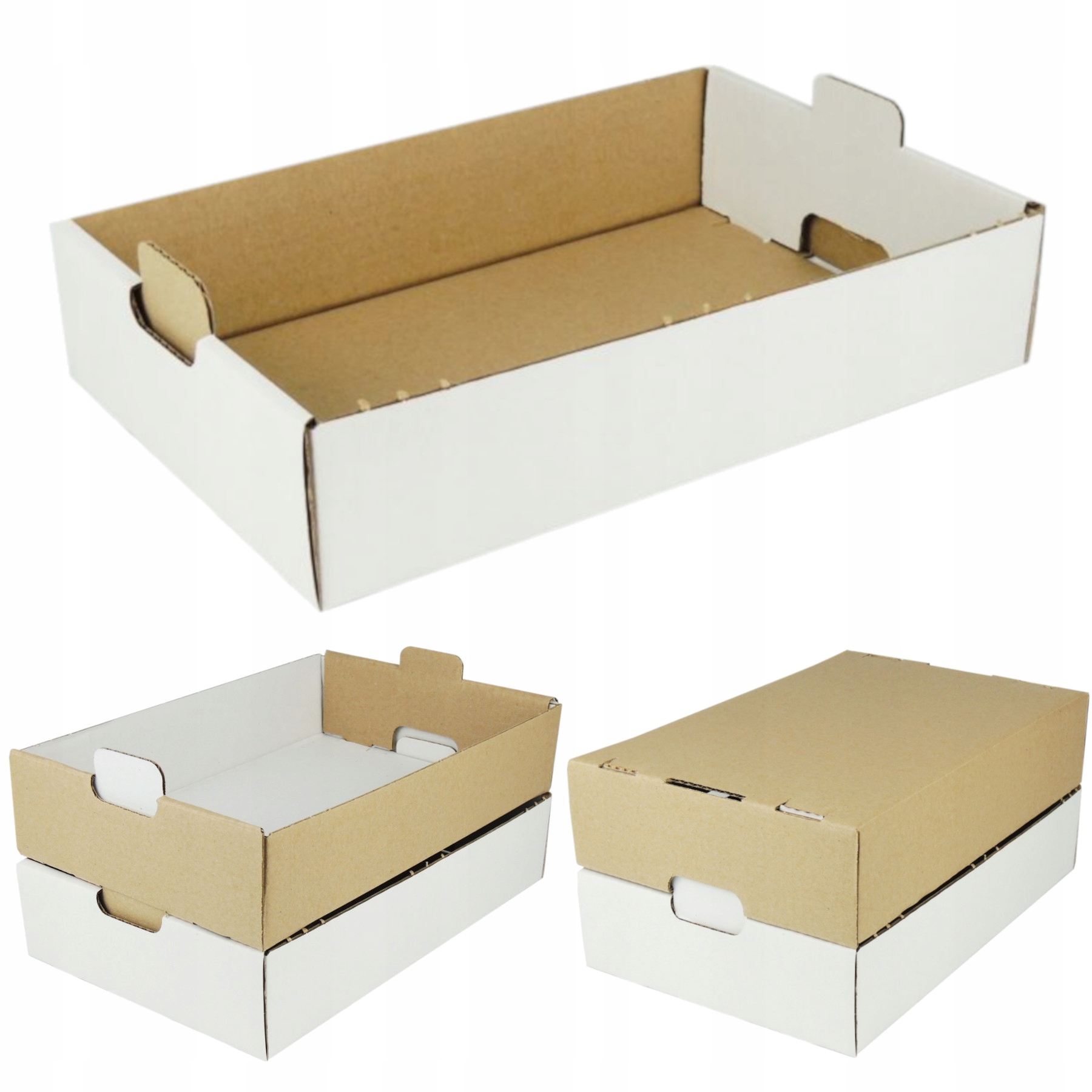 

Karton Tacka Tekturowa 30x40x7 50sz Pączki Ciastka