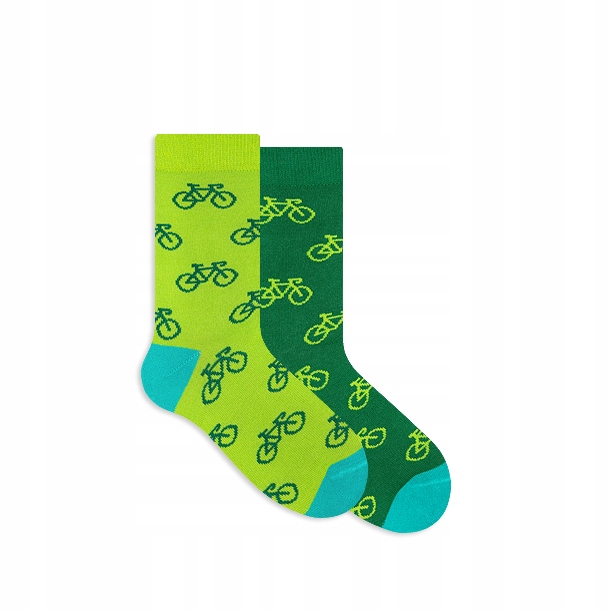 

Zabawne skarpety w rowery Tour de Green Kids 23-26