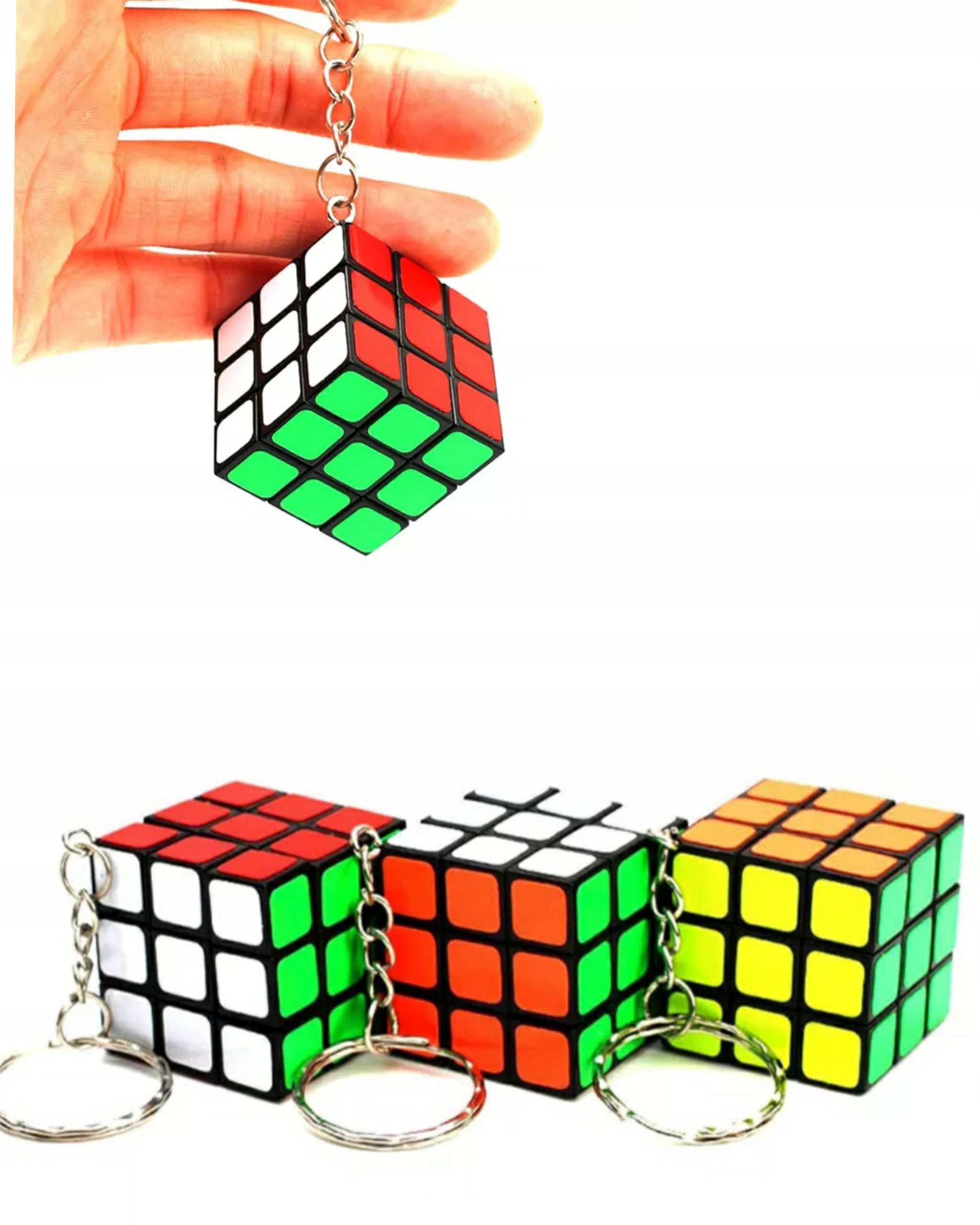 

Brelok Kostka Logika 3x3 mini breloczek mała 3x3x3
