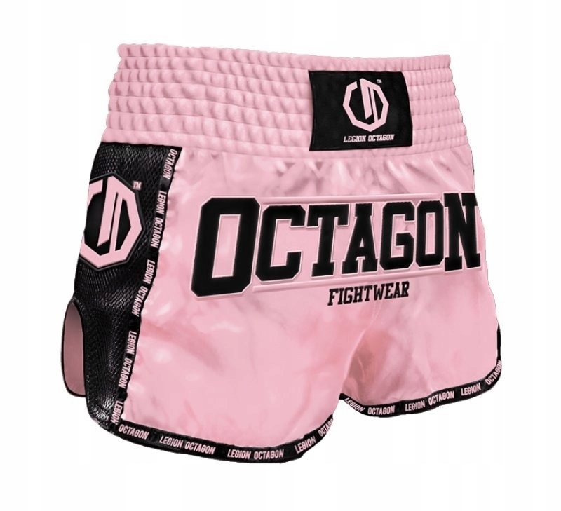 Octagon Spodenki Muay Thai Legion Future Premium Różowe L