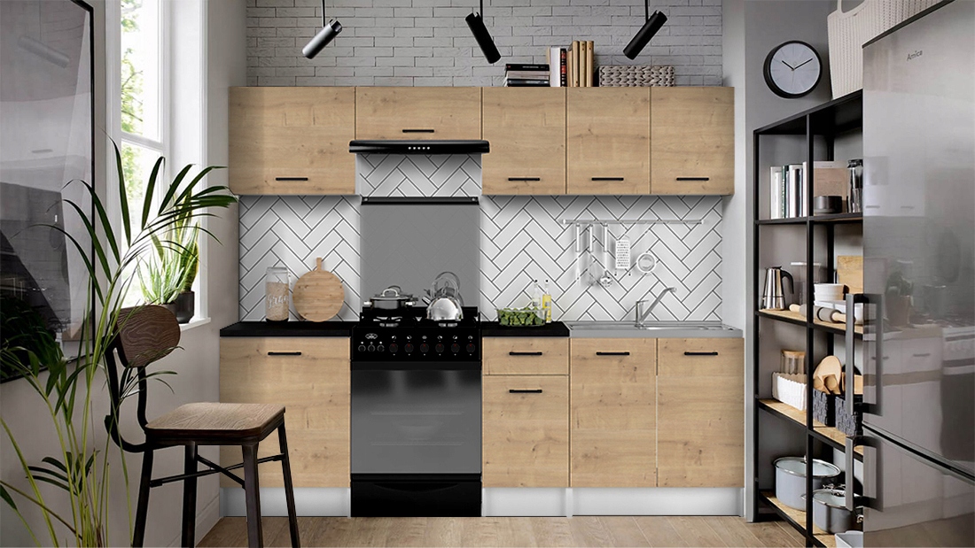 Zestaw Kuchenny Sara Line 240 Materiał płyta wiórowa