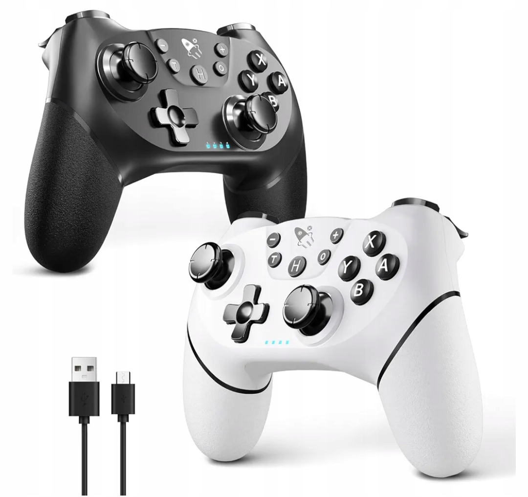 2xPad bezprzewodowy do konsoli Nintendo Switch Czarny I Biały