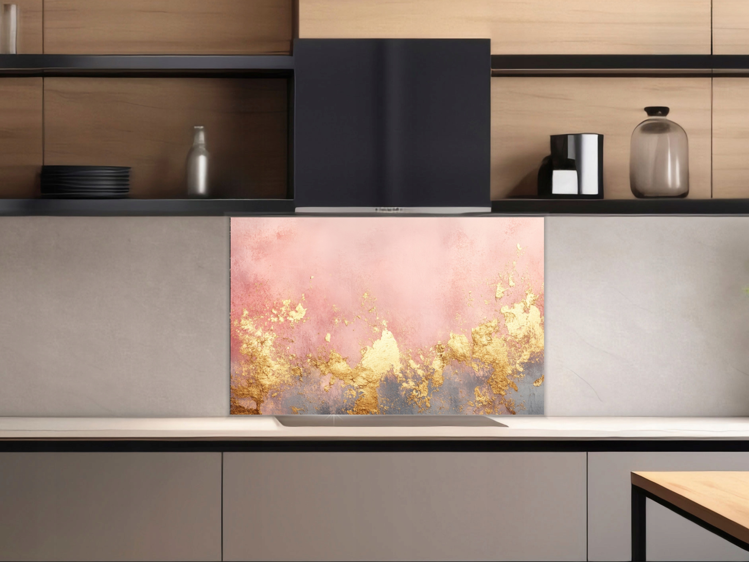 Skleněný panel do kuchyně 4 mm tvrzený, 50 x 60 cm, ochrana před postříkáním