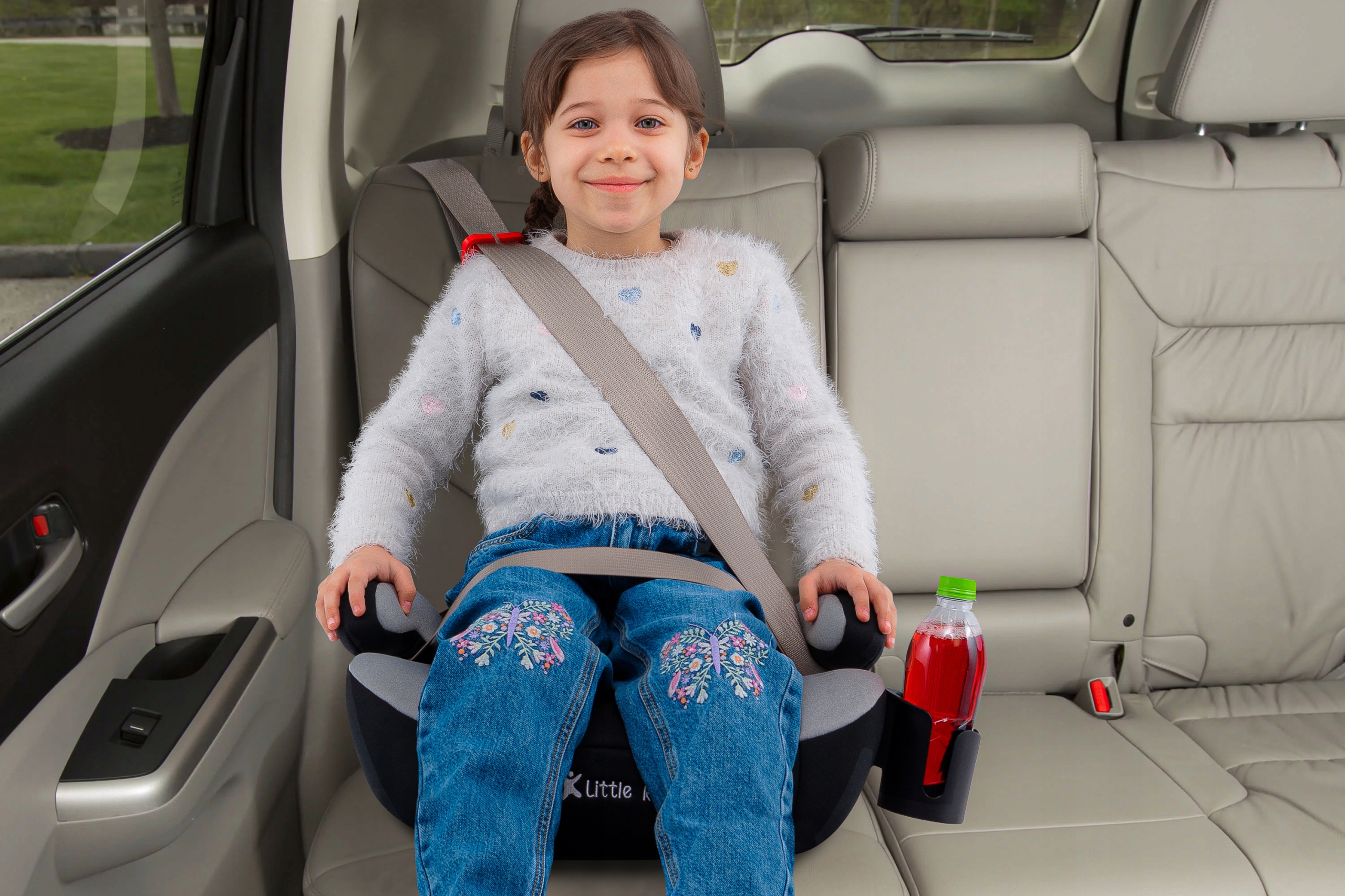 FOTELIK SAMOCHODOWY PODKŁADKA SIEDZISKO ISOFIX CZARNO-SZARY R129 125-150 CM Kod producenta 5905226111231