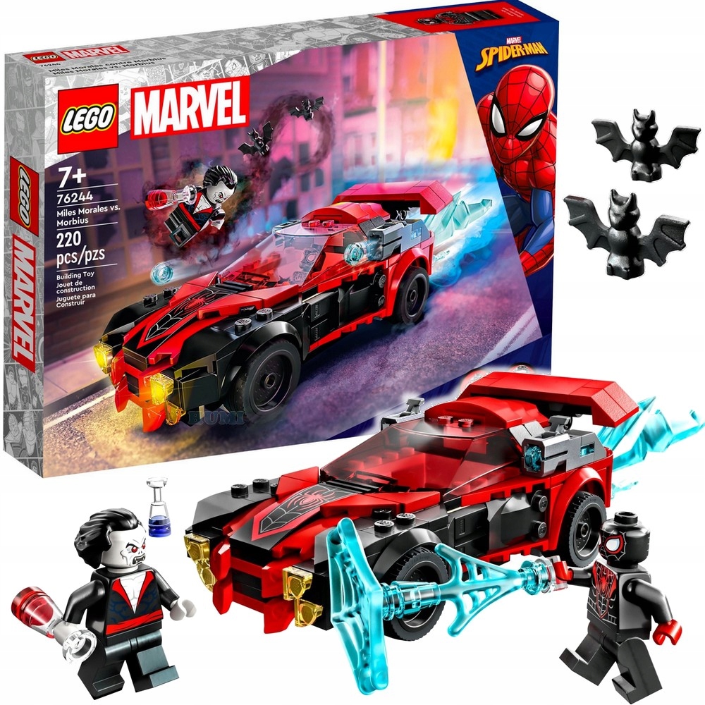 Lego Marvel Spiderman Miles Morales contre Morbius