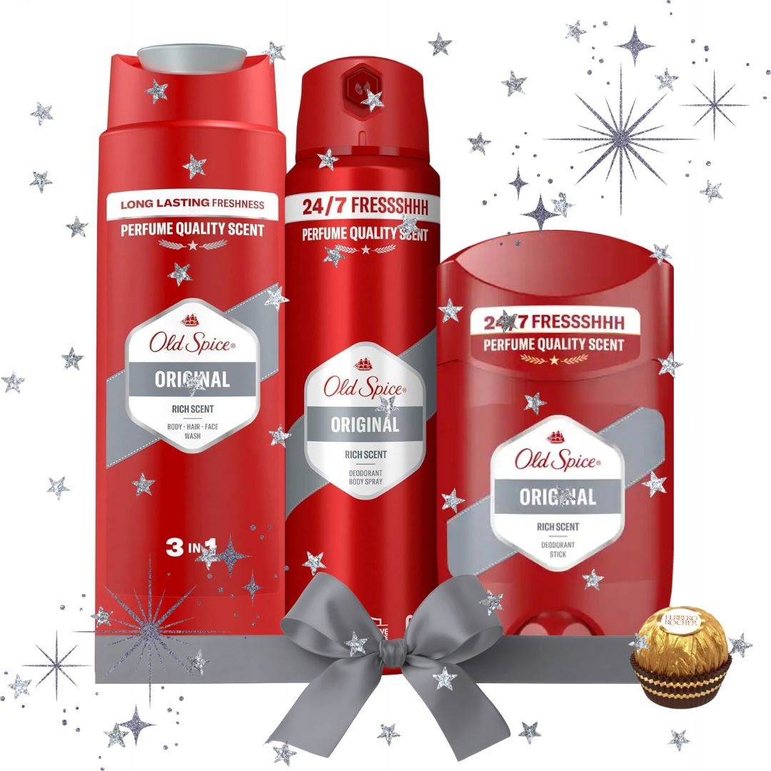 Old Spice Original Kultowy Zestaw Kosmetyków Dla Mężczyzny Mikołaj