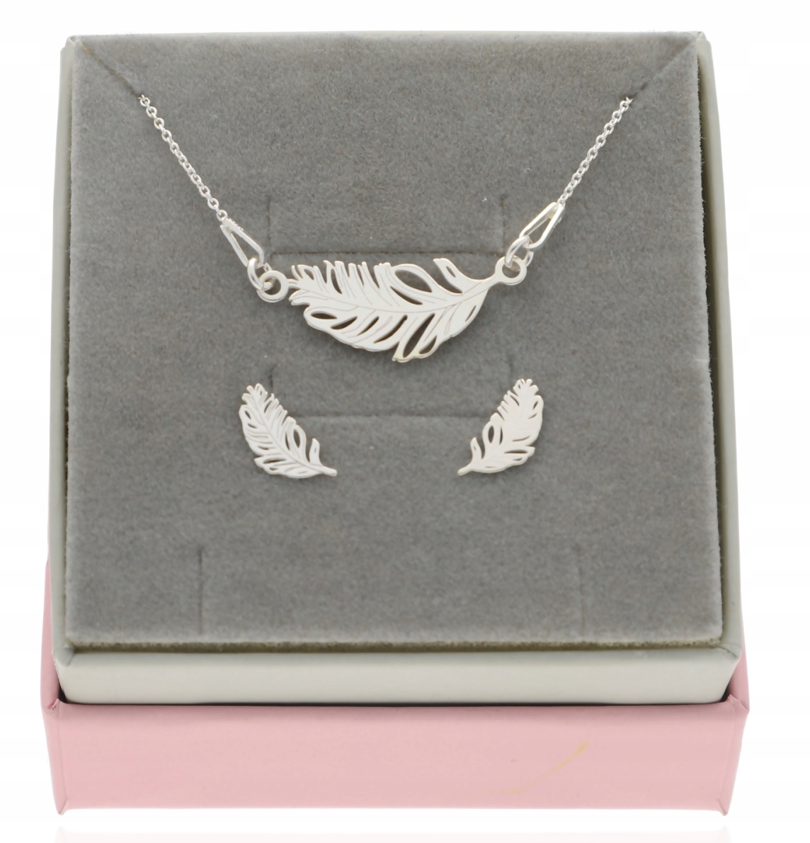 Stříbrný komplet Celebrita pírko s peřím stříbro 925 komplet pírko