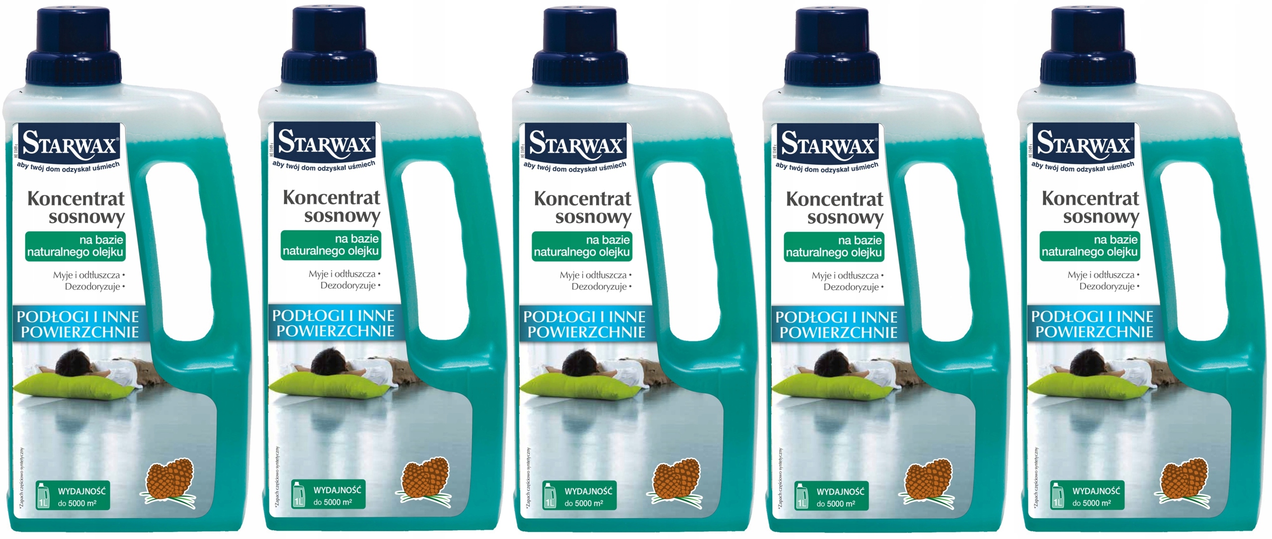 Levně 5x Starwax Koncentrát Na Mytí Borovice 1L 43179
