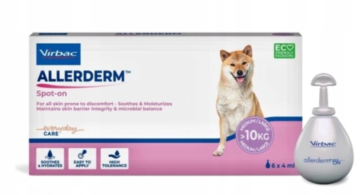Levně Virbac Allerderm Spot-on (pipeta 6 x 4 ml)