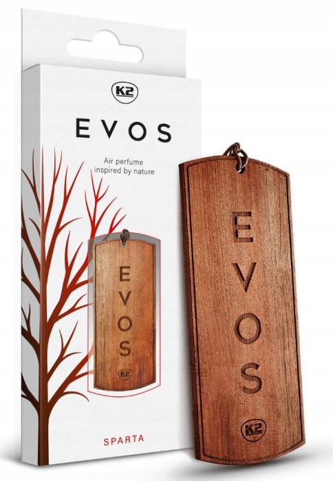 K2 EVOS - ZAWIESZKA DREWNIANA - ZAPACH SPARTA