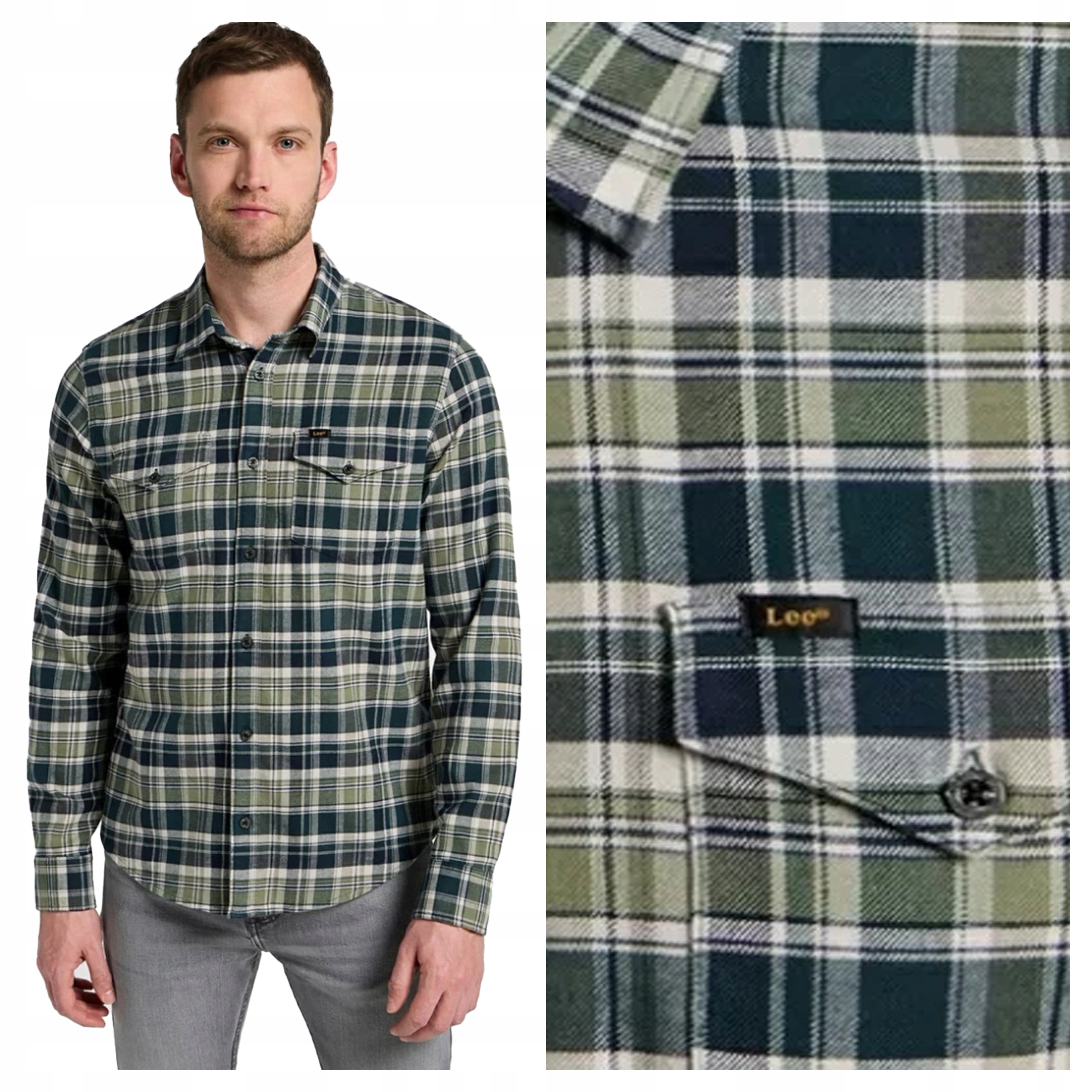 Lee Regular Shirt M Pánská košile
