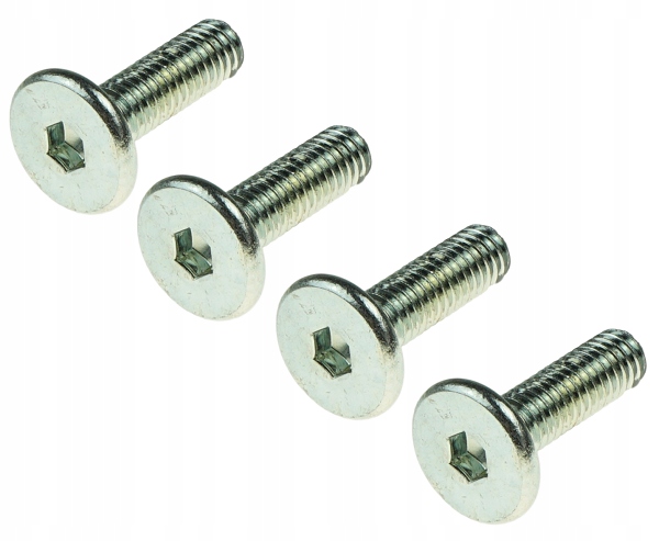 

10x wkręt z łbem walcowym imbus śruba M6x40 mm