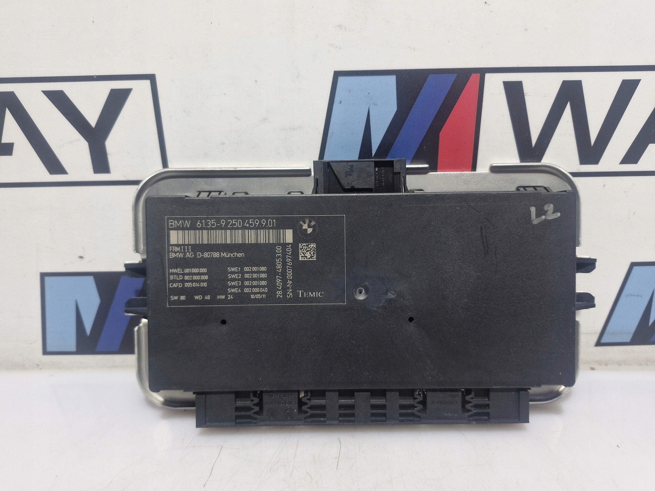 BMW X3 F25 F26 modulo Centralina luci 9250459