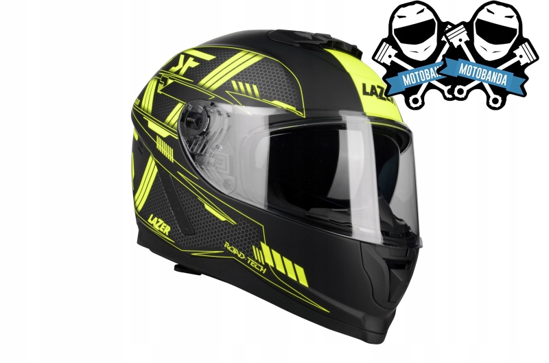 Kask motocyklowy Lazer Rafale Evo Roadtech Yellow