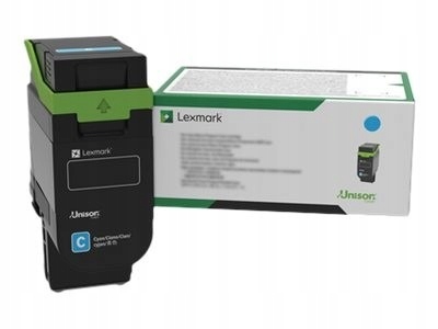 Toner Lexmark CS632 CX635 75M2XC0 modrý (cyan)