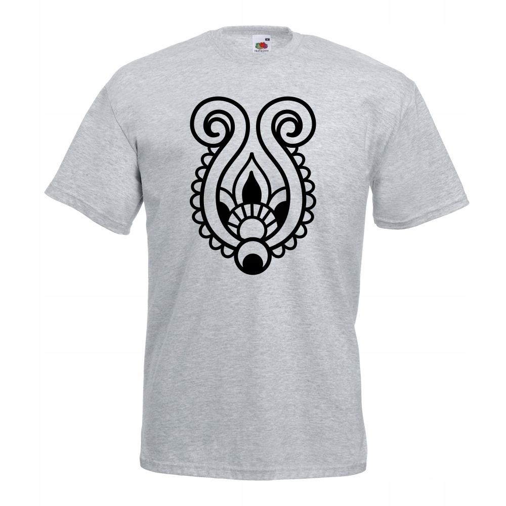 

Koszulka mandala symbol XL szara