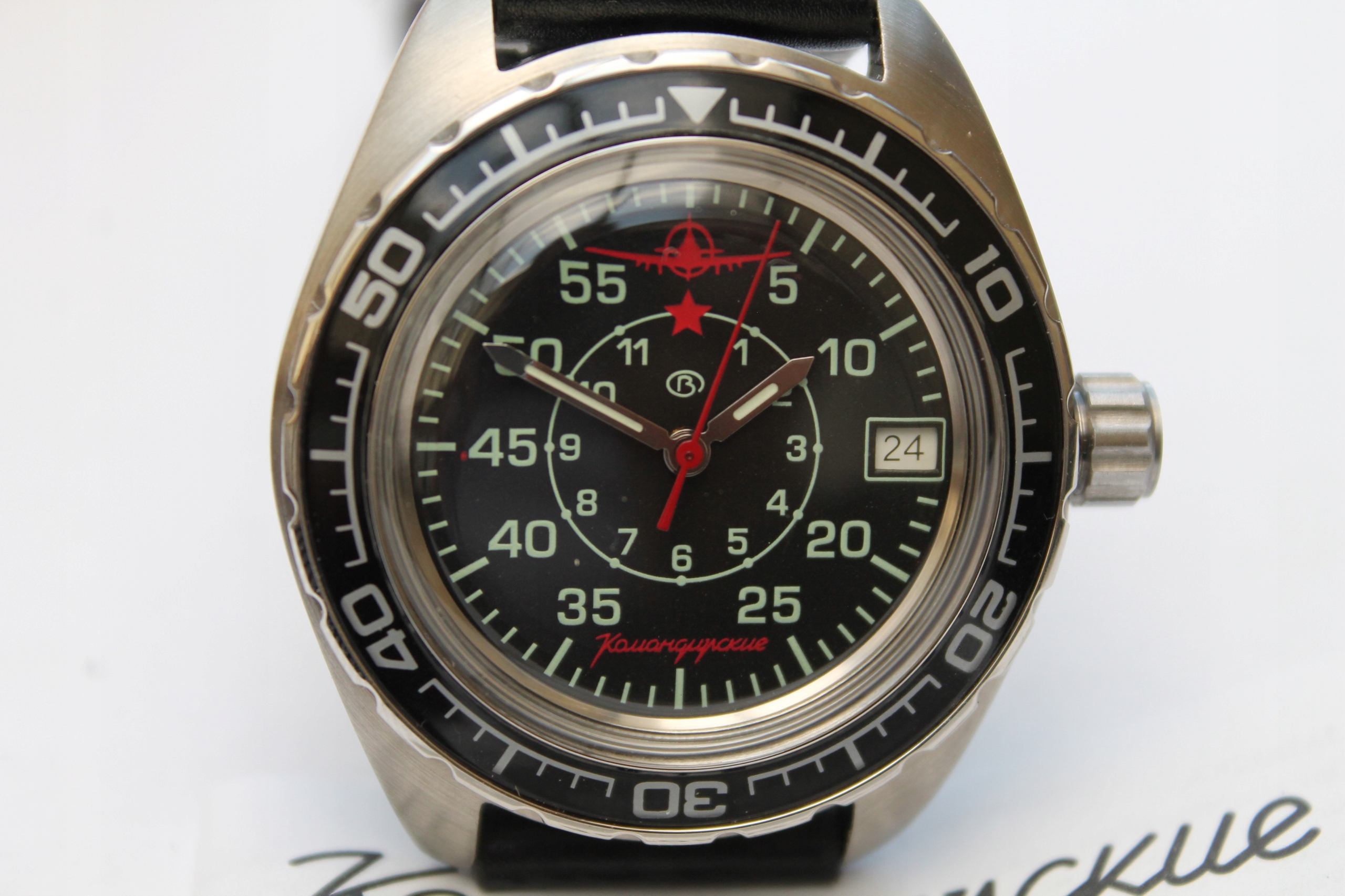 Wostok Vostok Pilot Ocel Automat 200 m Nový 020B42