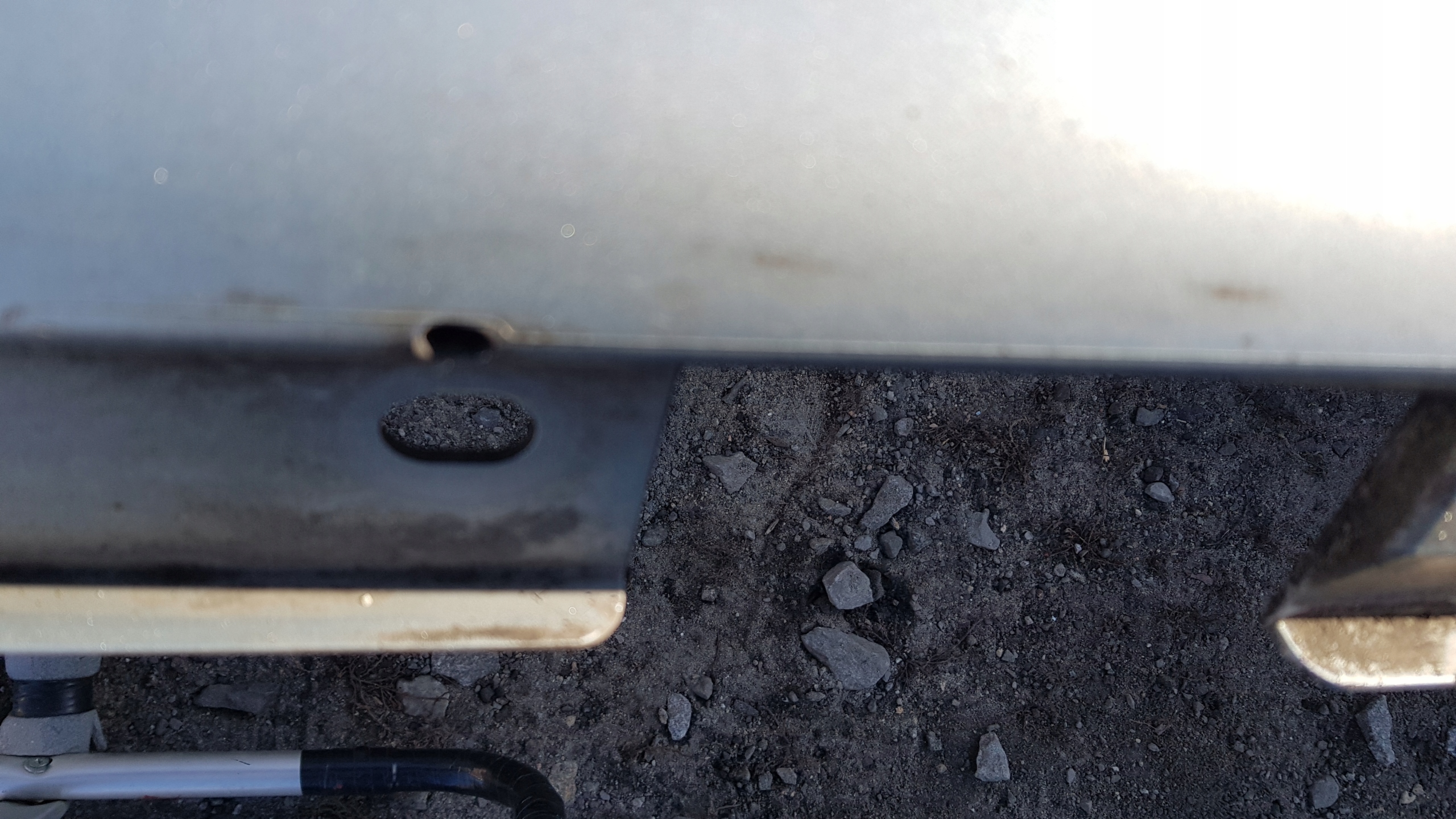 MERCEDES W209 moulding threshold right front 762