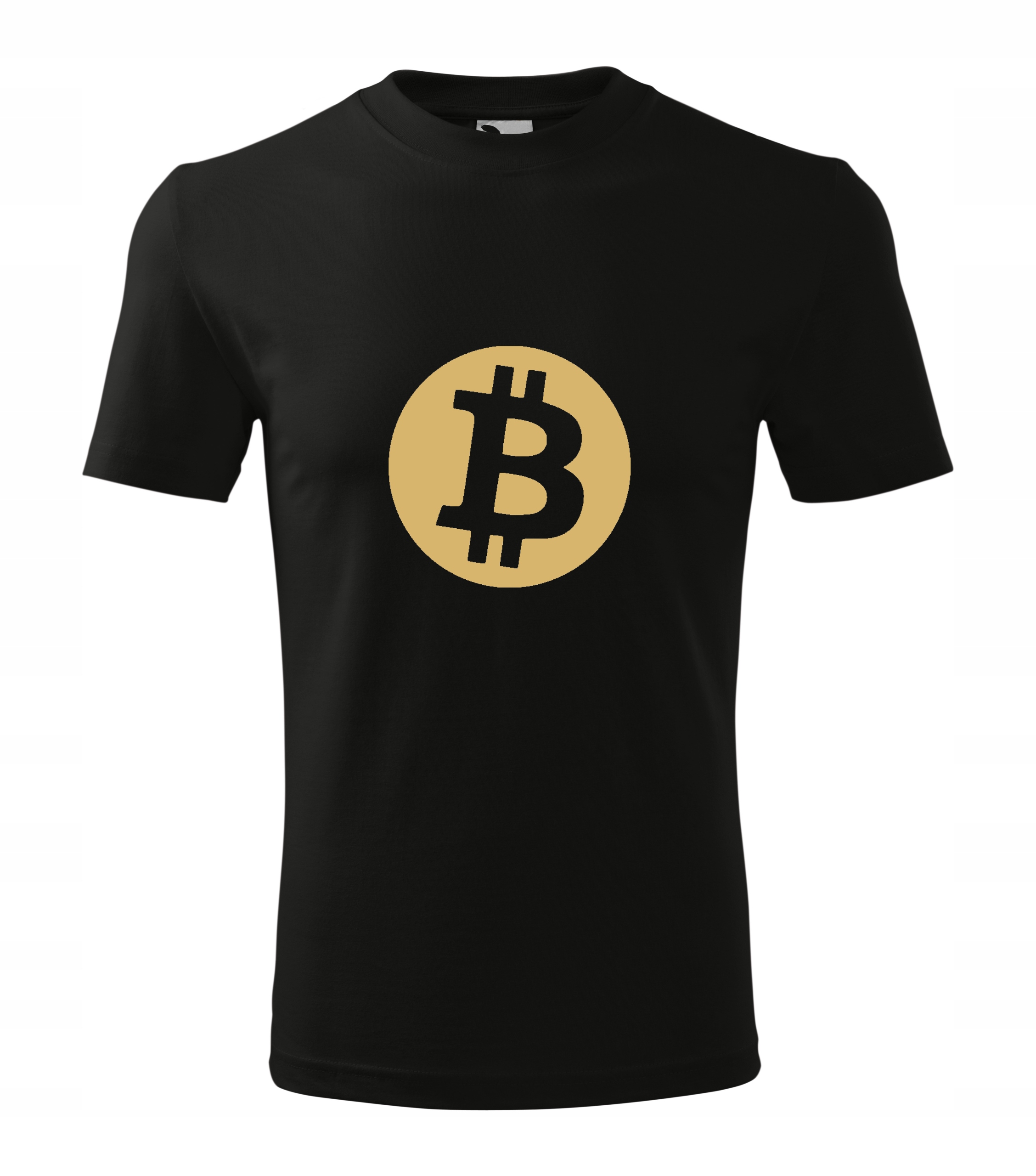 

Koszulka bitcoin czarna - złoty nadruk M