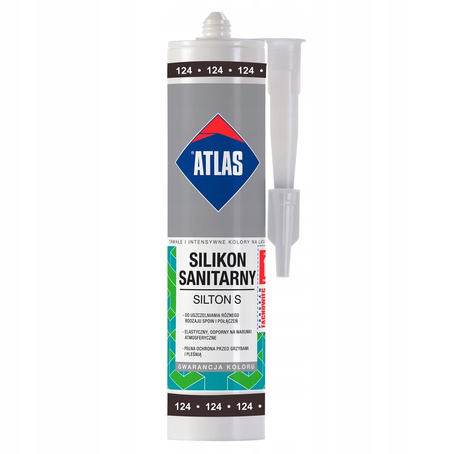 

Silikon Atlas Silton S 124 ciemne wenge 280 ml