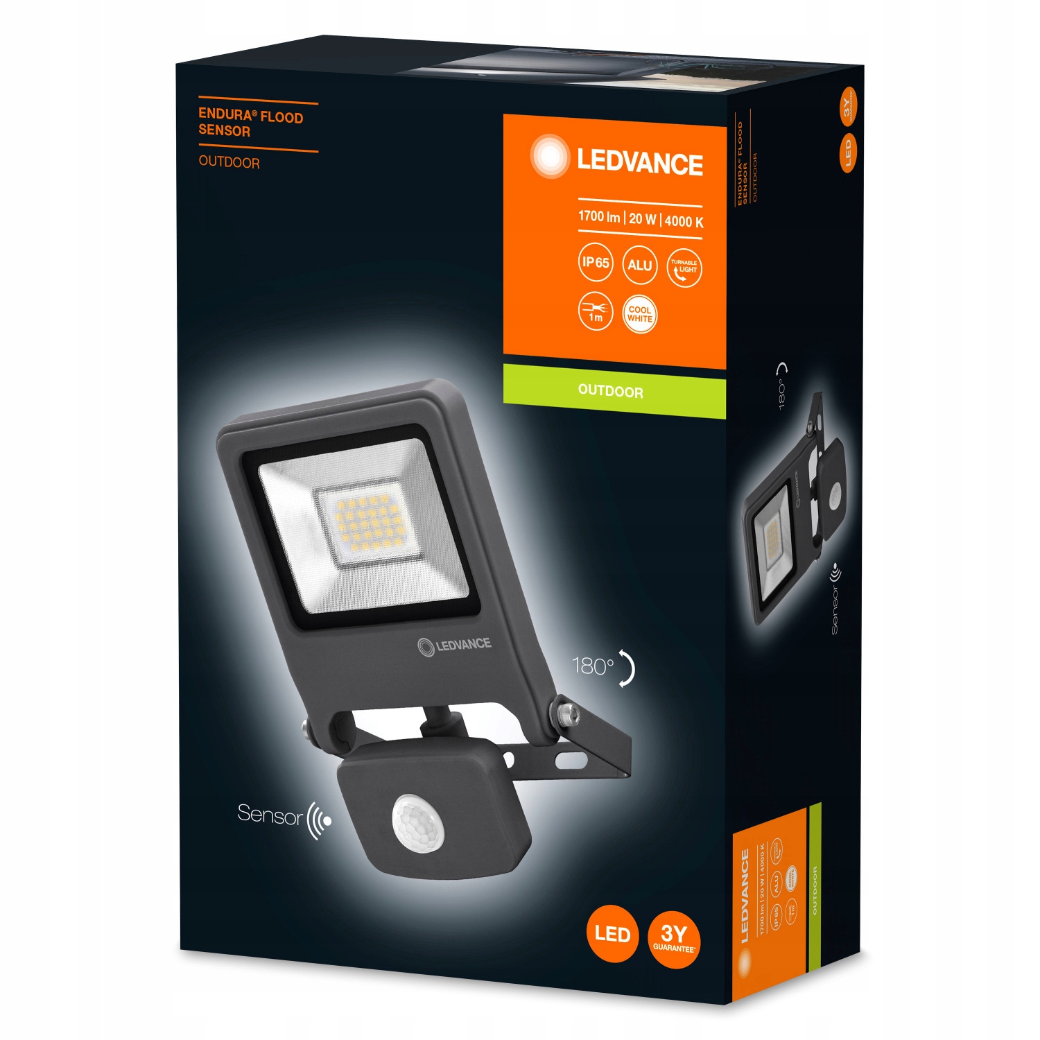 

Ledvance Endura lampa naświetlacz led Sensor 20W