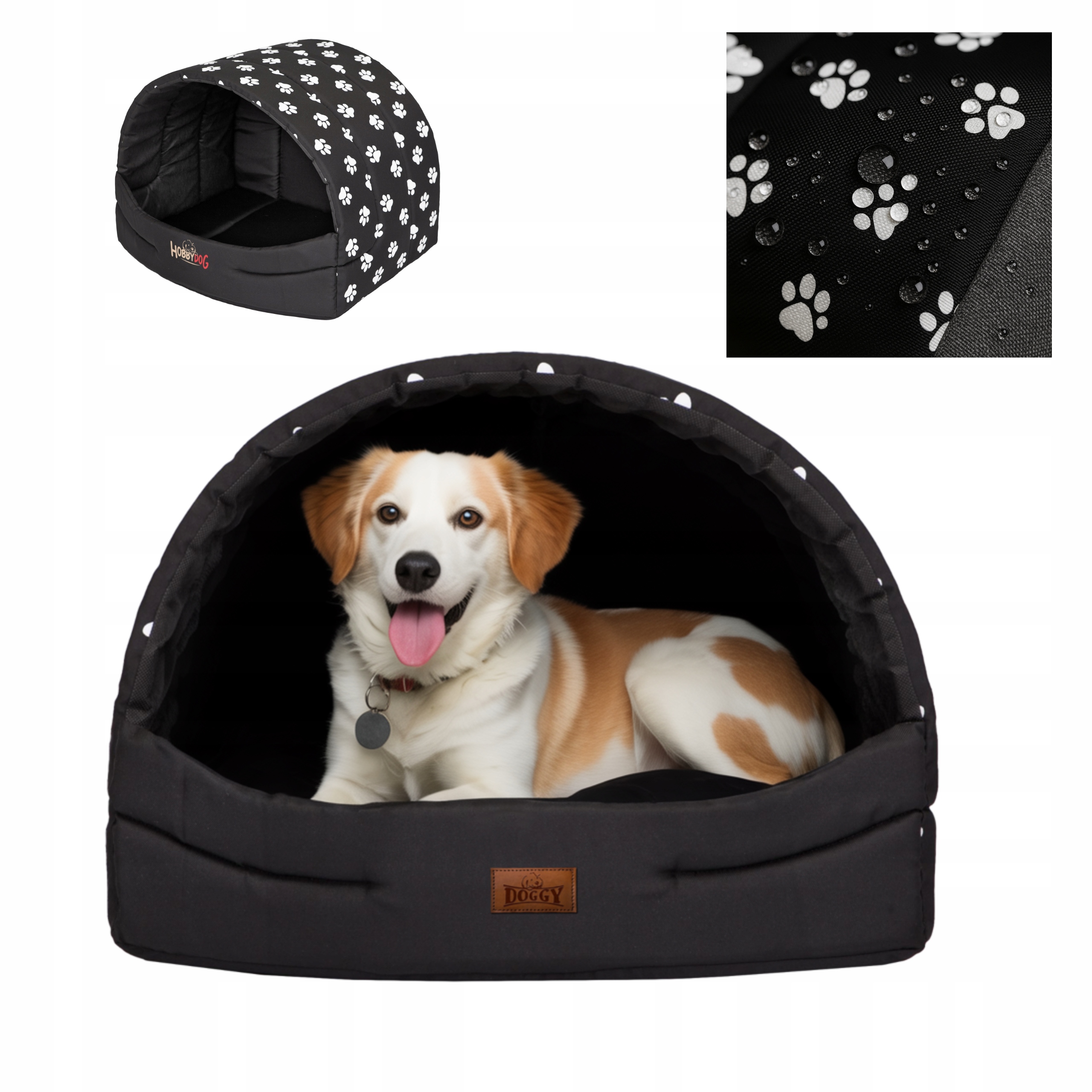 Buda dla psa – budka legowisko kojec poducha mały pies R4 60x49x42 cm