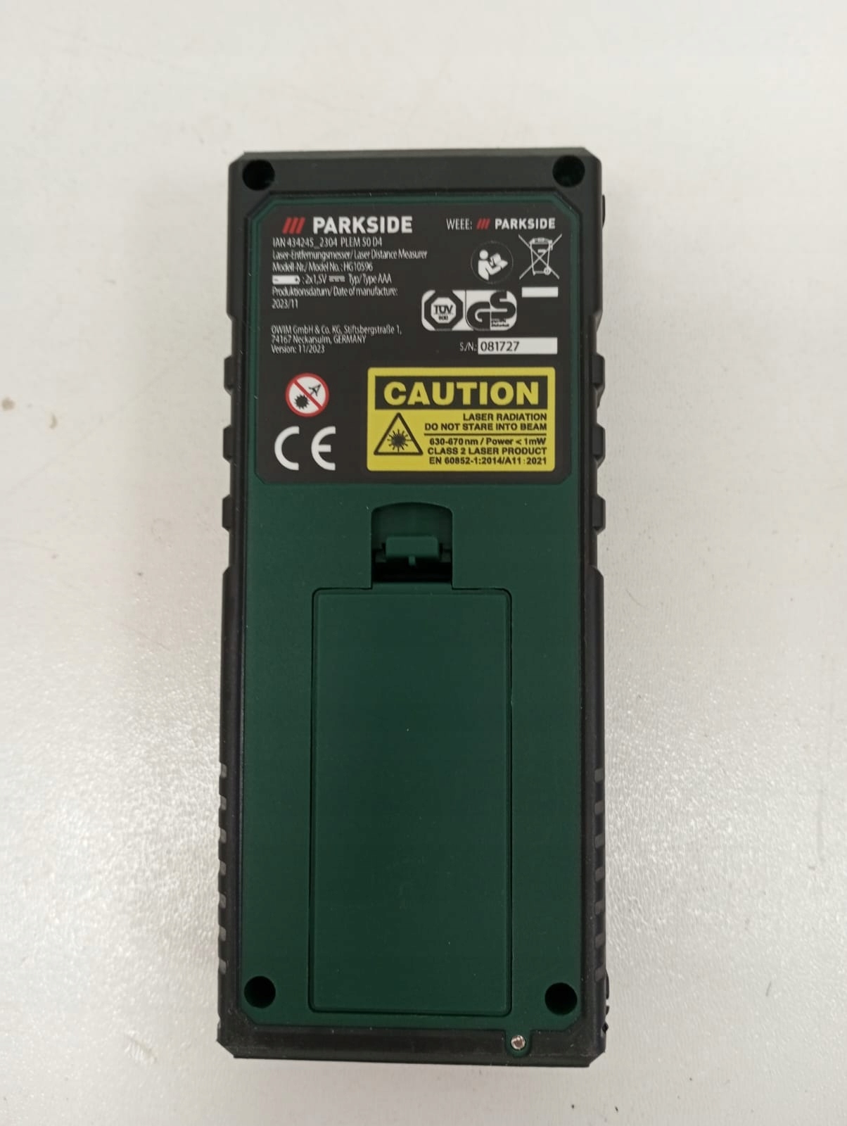 DALMIERZ PARKSIDE (872/24) Marka Parkside