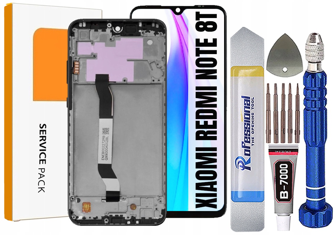 Displej Pro Xiaomi Redmi Note 8T Originální LCD Displej Rámeček
