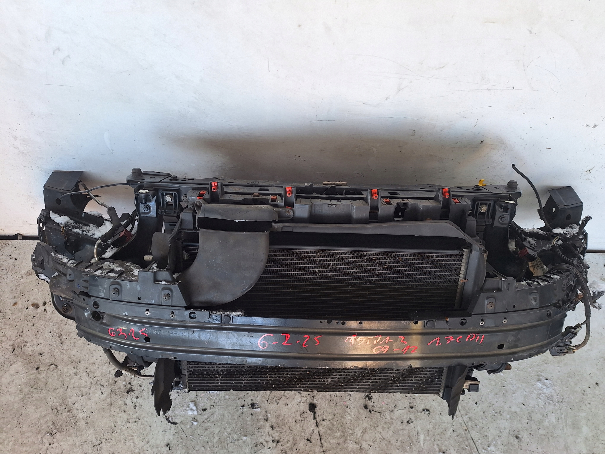 OPEL ASTRA J ASTRA IV 09-12 support panel for radiators 1.7 CDTI
