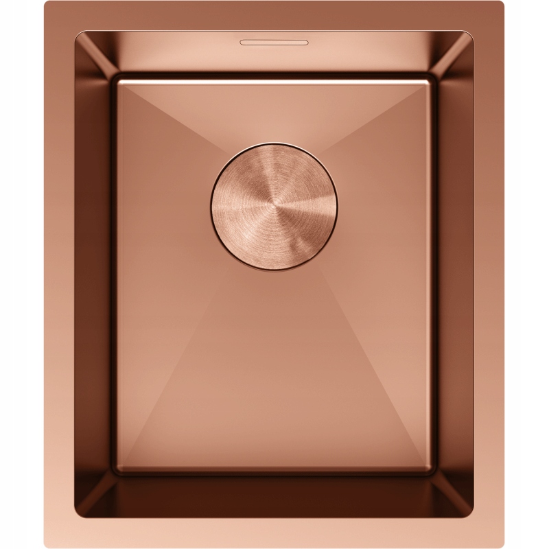 Mexen Trixo Zlewozmywak Stalowy 1-KOMOROWY 370X440MM Miedź