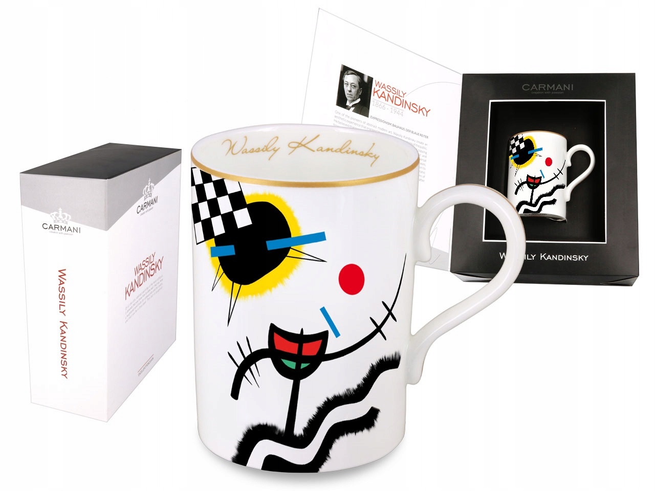 

Kubek 370ml. Wassily Kandinsky Contrasting sounds