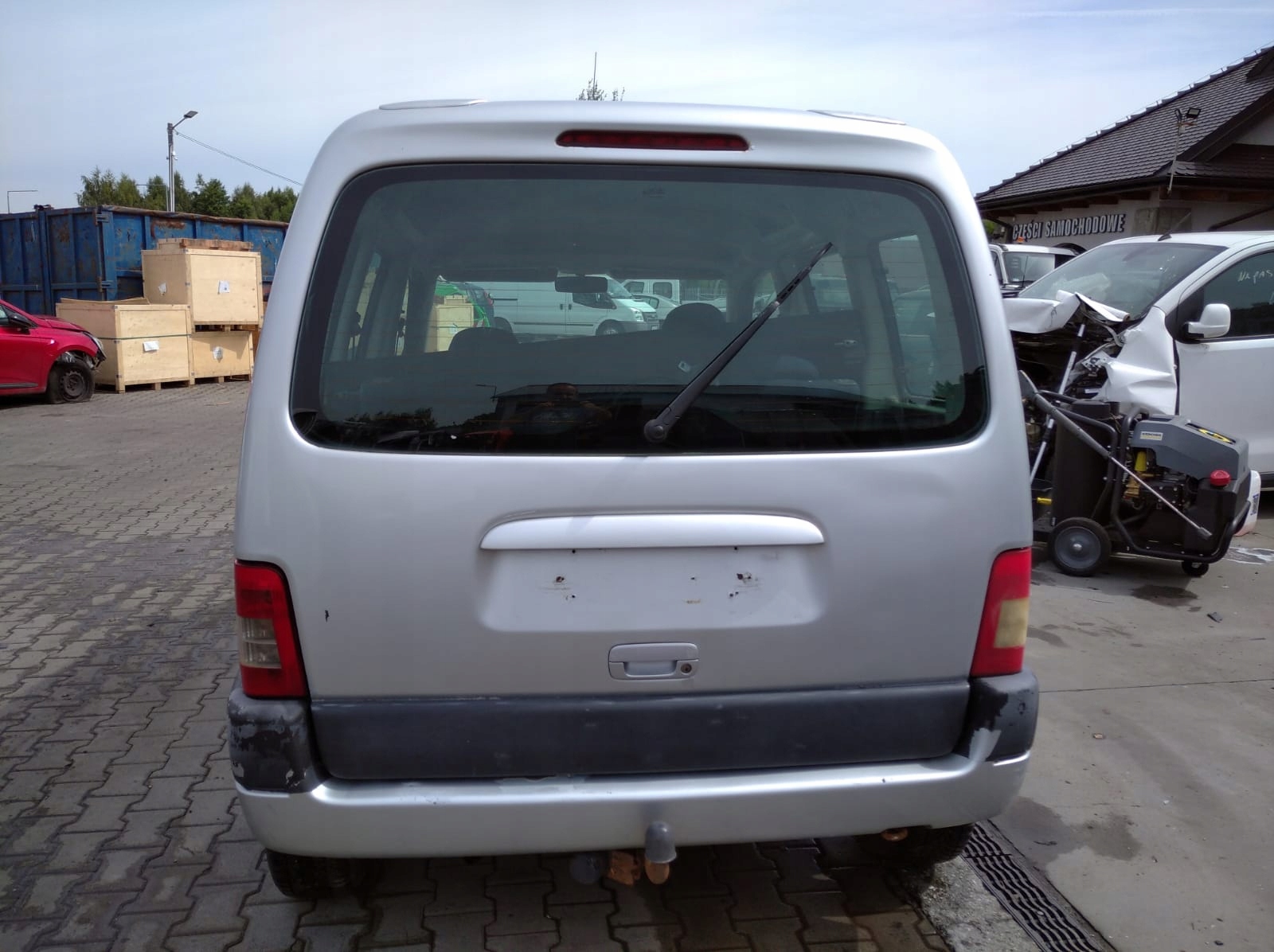 CITROEN BERLINGO I 1 LIFT II PEUGEOT PARTNER SZYBA KLAPA BAGAŻNIKA TYŁ EZRC