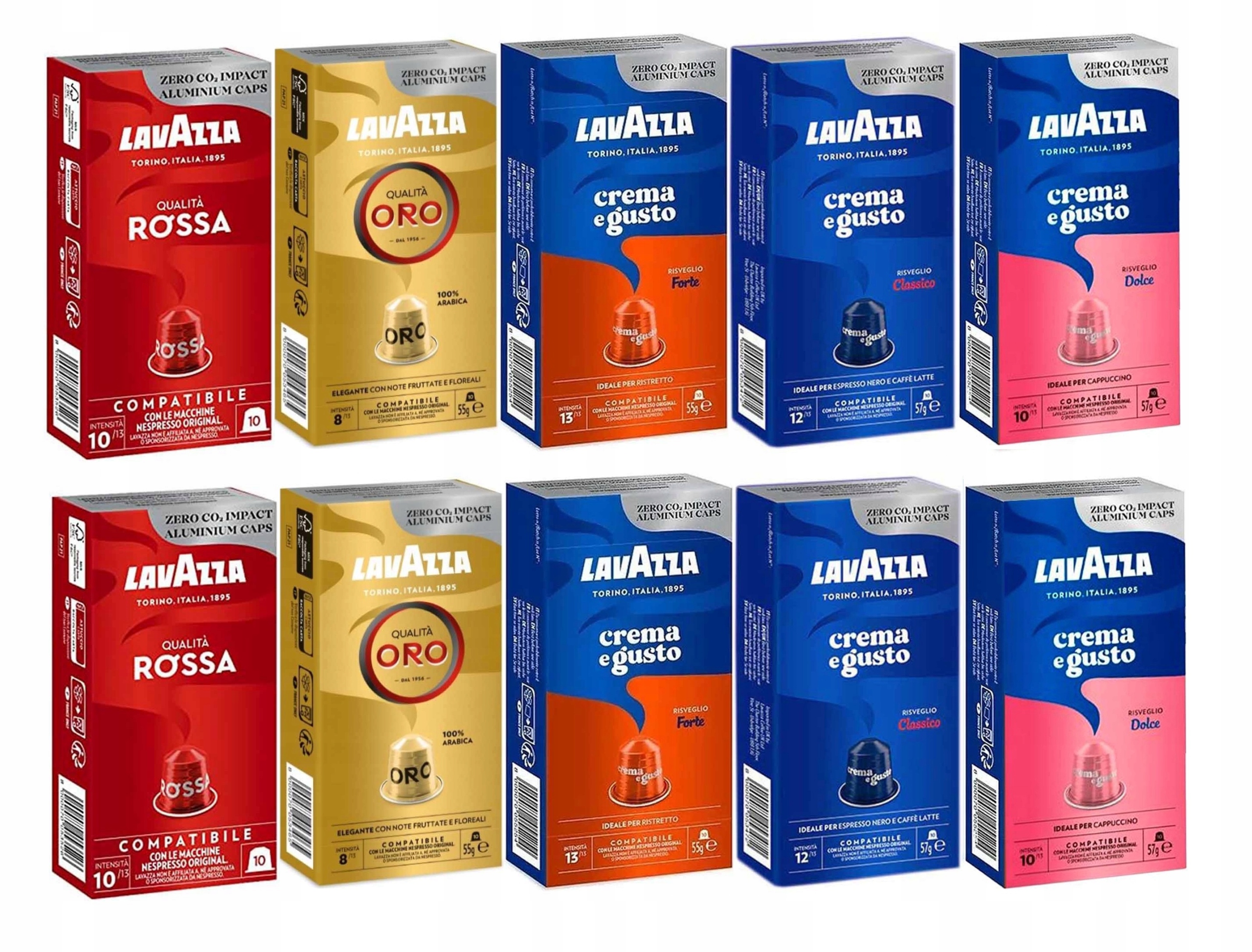 Levně Kávové kapsle pro Nespresso značky Lavazza Espresso Mix 100 ks